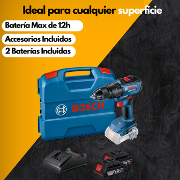 Taladro Percutor a Batería Bosch™️ con 10 Niveles